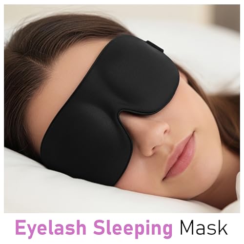 Lash Shampoo Kit ? Premium Lash Extension Cleaning Kit & Care Set with Fan, Brush, Oil-Free Eyelash Cleanser, Goggles for Shower & Sleep Mask - Lash Bath Kit & Aftercare System