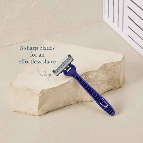 Harry's Disposable Razors for Men - 12 Count - 3-Blade Men's Razors for Travel and On-the-Go Convenience