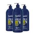 Suave Men 3-in-1 Citrus Rush Shampoo Conditioner Body Wash, 40 oz