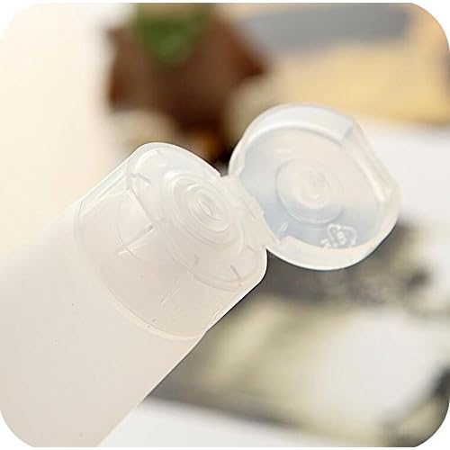 20PCS Emply Plastic Cosmetic Soft Tube Vial Bottles with Flip Cover Makeup Travel Sample Packing Storage Holder Container for Facial Cleanser(100ml/3.4oz) (Pack of 2)