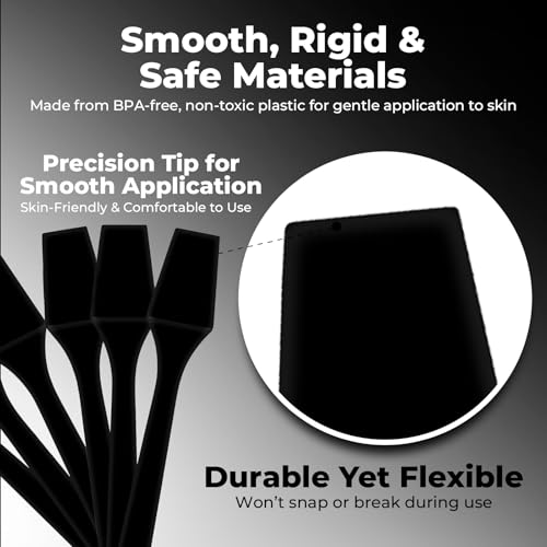 Kopperko Mini Lotion Spatula 2.5" (100 Pack) Black