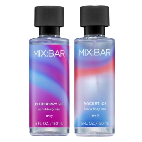 MIX:BAR Hair & Body Mist Set - Blueberry Pie & Rocket Ice