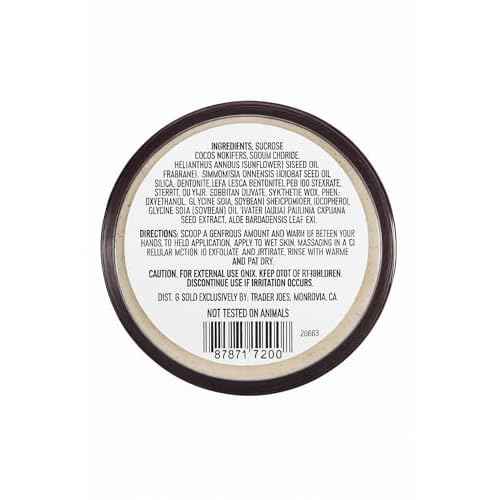 Trader Joe¡¯s Brazil Nut Body Scrub, 8 ounces (227 grams)