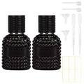 2 Pack 30ml Refillable Glass Perfume Spray Bottles - Travel Atomizers