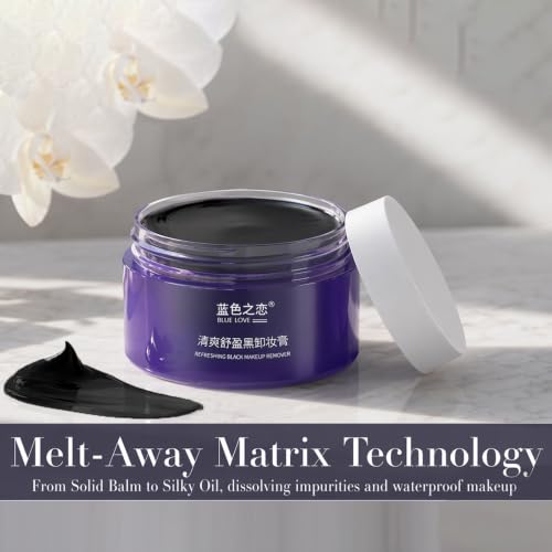 Blue Love Makeup Remover Balm for Deep Cleansing & Sensitive Skin