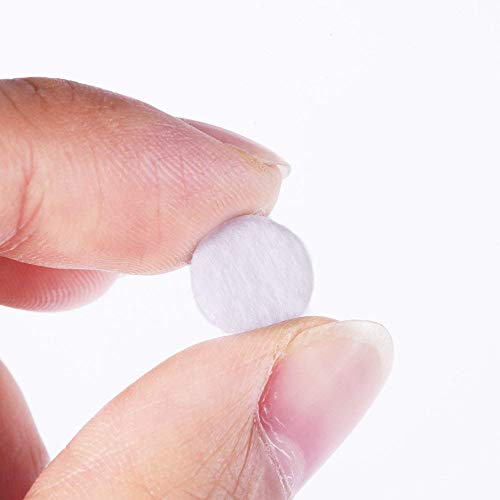 100 Pcs Microdermabrasion Cotton Filters Replacement 10 mm Dia Microdermabrasion Filters Facial Vacuum Filters Accesories Sponge Filter for Comedo Suction Microdermabrasion, White