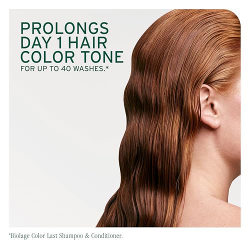 Biolage Color Last Shampoo & Refill Set for Color-Treated Hair - Vegan, Nourishing & Shine-Enhancing