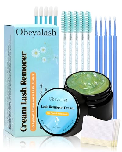 Gentle Cream Eyelash Extension Remover with Tools - Obeyalash