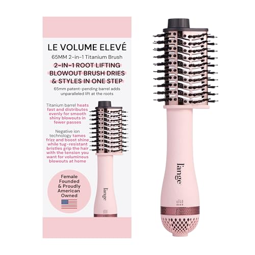 L'ANGE HAIR 65MM Volume Brush Dryer - 2-in-1 Ionic Styling Tool