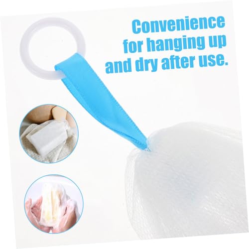 4-Pack Soap Foaming Net Bags for Face Cleansing