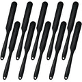 10 Pcs Non-Stick Wax Spatulas, Large Silicone Sticks Reusable Hair Removal Applicator Makeup Scraper for Home Salon Body Use