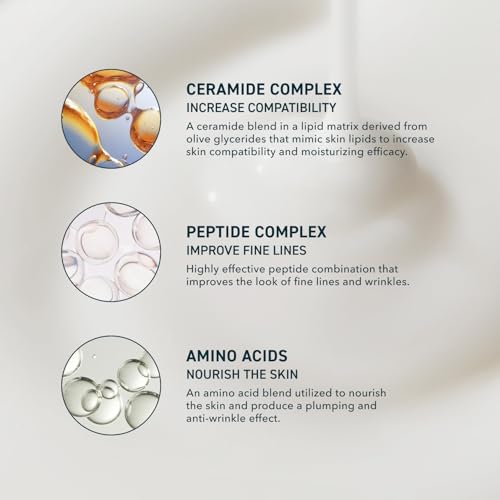 Prequel Skin Half and Half Fluid Moisturizer Face Cream. Lightweight Ceramide Peptide Lotion for All Skin Types, including Dry and Sensitive. Hydrating Facial Cream for Women and Men (Pack of 2)