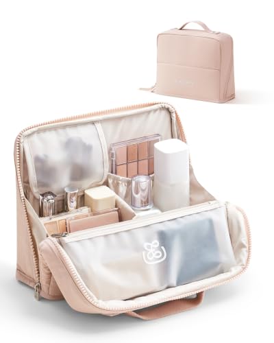 EACHY Standing Makeup Bag with Phone Holder - Waterproof