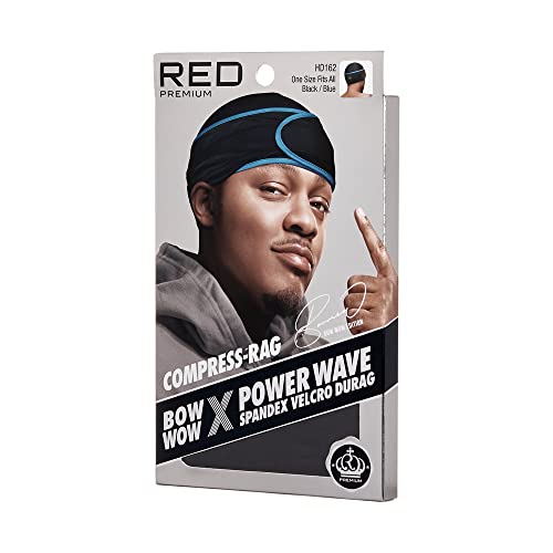 Red by Kiss Power Wave Durag - Adjustable 360 Wave Cap
