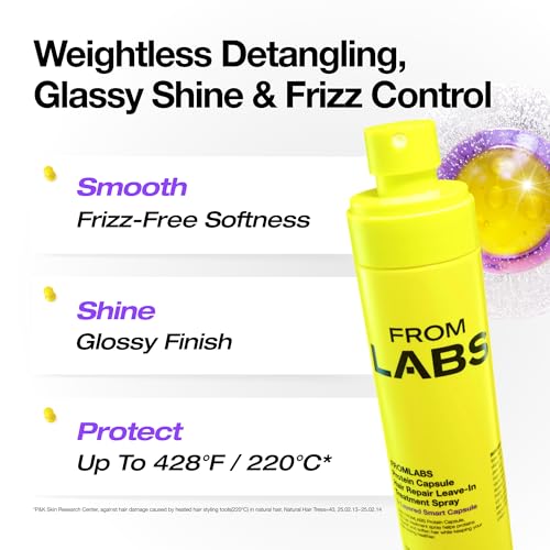 FROMLABS Protein Leave-In Conditioner Spray - Heat Protectant & Keratin Detangler