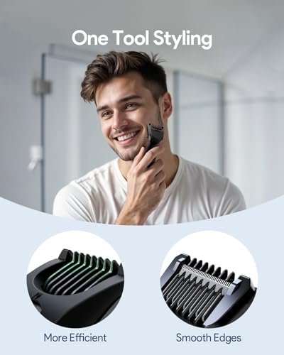Jorvex Adjustable Guard 14-in-1 Length Comb for QP2724/QP2834/QP2520 (0.4–10mm) with Built-in Dial