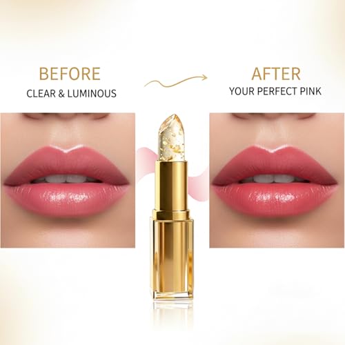 pH Color-Changing Lipstick for Women - Long-Lasting Hydrating Tint