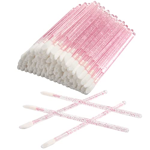 500 Pc Disposable Lip Gloss Applicator Wands - Pink