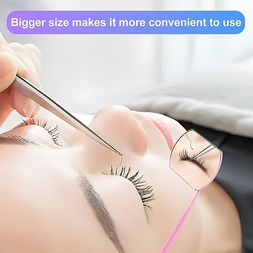 Heart-Shaped Handheld Mirror Set with Lash Mirror, Pink