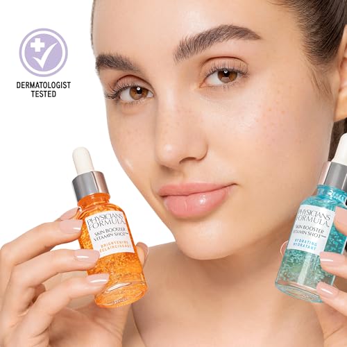 Physicians Formula Skin Booster Vitamin Shot, Brightening Serum with Vitamin C, Licorice & B3, Targets Dark Spots for Radiant Glow ? Brighten