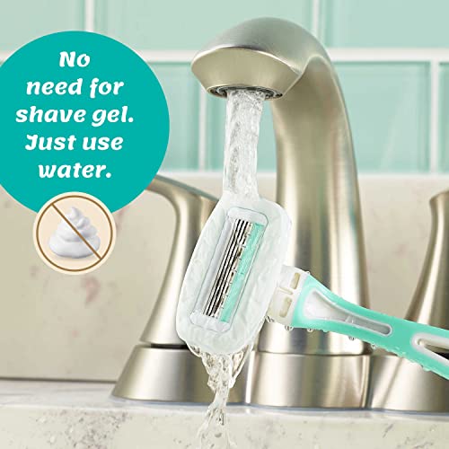 Disposable Razors for Women with Aloe - 3 Count, Sensitive Skin