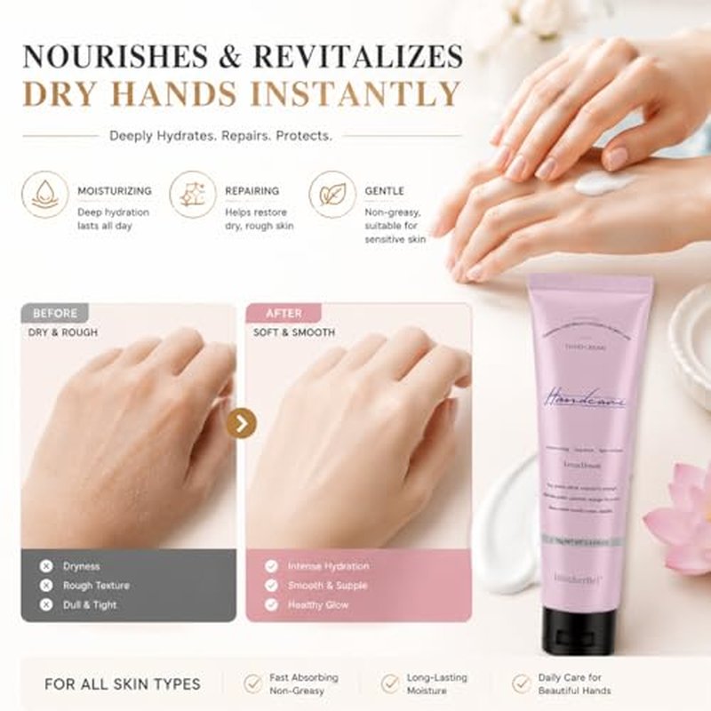 DincherBel Hand Cream Gift Set 6-Pack 2.33oz – Travel Size