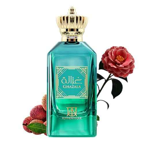 Ghazala - Arabic Perfume for Women 3.4 Fl Oz - Eau De Parfum Turkish Rose, Peony, Musk, Petalia & Vanilla - Perfumes Arabes - Inspired by PDM's D.elina E.xclusif