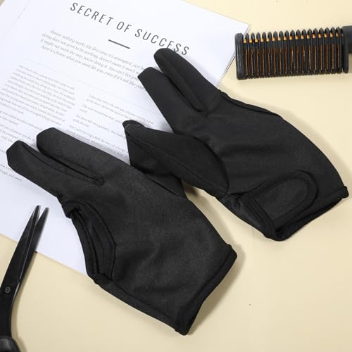 Heat Resistant Curling Iron Gloves - 2pc Professional Hair Styling