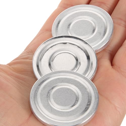 Beavorty 3Pcs Aluminum Blush Pans 1.49 Inch Round Refillable Makeup Palette Inserts