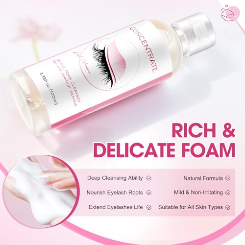 Lash Shampoo Concentrate - Oil-Free Foaming Cleanser 100ml