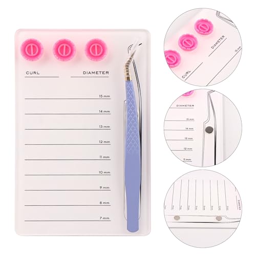 Acrylic Eyelash Extension Palette with Magnetic Tweezer Holder