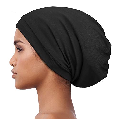 Alnorm Satin Lined Winter Hat Beanie Men Women Plain Skull Cap Lightweight