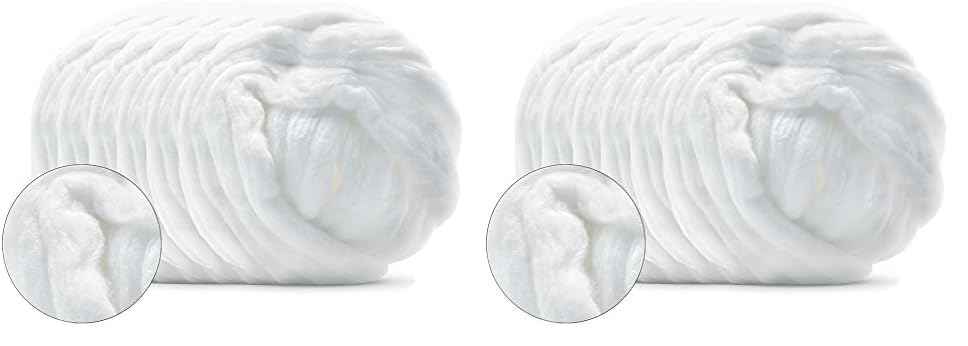 BAR5F Cotton Coil, 40 Feet Long | 100% Pure for Salons, Professional Beauty, Personal Care | Packaged in Quick Dispenser Resealable Bag (Pack of 2)