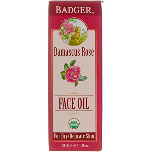 Damascus Rose Face Oil for Dry & Delicate Skin - 2 Pack, 1 fl oz