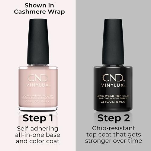 CND Vinylux Longwear Nude Nail Polish, Gel-like Shine & Chip Resistant Color, Uncovered, 0.5 fl. oz