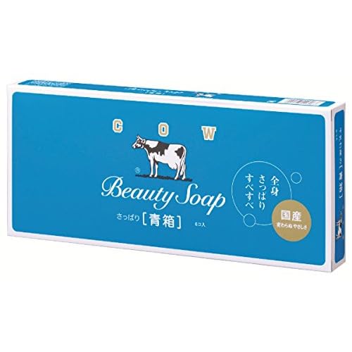 COW BRAND Soap Blue Box 85g6pieces
