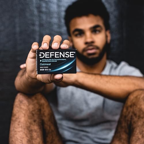 Defense Soap 12pk All Natural Oatmeal Bar Soap for Men | Made by Wrestlers with Tea Tree Oil & Eucalyptus Oil to Promote Healthy Skin