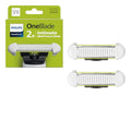 Philips OneBlade SkinProtect Replacement Blade — Bi-Directional, Waterproof, Durable Stainless Steel, Pack of 2