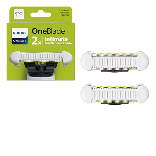 Philips OneBlade SkinProtect Replacement Blade — Bi-Directional, Waterproof, Durable Stainless Steel, Pack of 2
