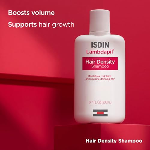 ISDIN Lambdapil Volumizing Shampoo for Thinning Hair, 6.7 oz