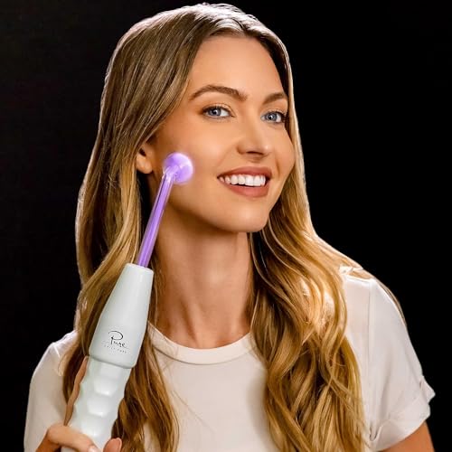 NuDerma Clinical Skin Therapy Wand with 6 Fusion Neon+Argon Applicators
