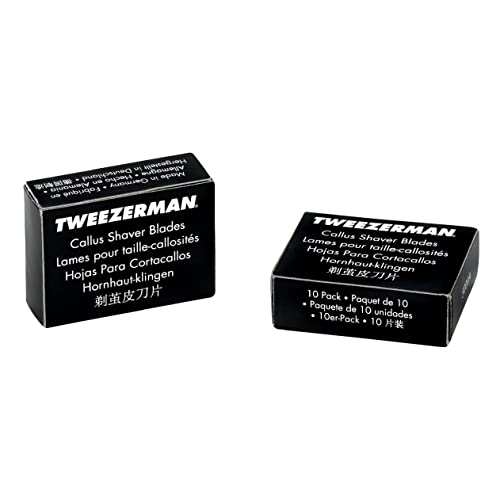 Tweezerman Replacement Callus Shaver Blades, 20 Count (Pack of 2)