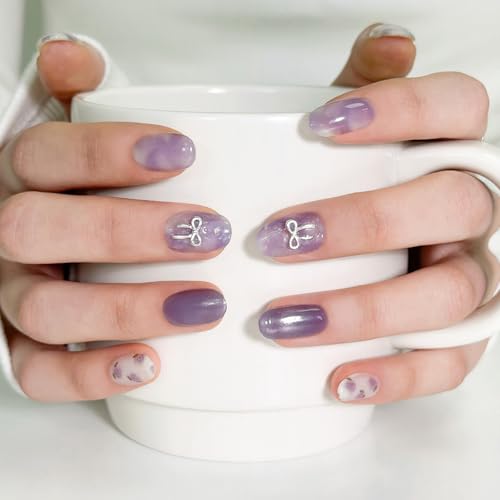 ohora Dreamy Rose Semi-Cured Gel Nail Strips - Salon Quality