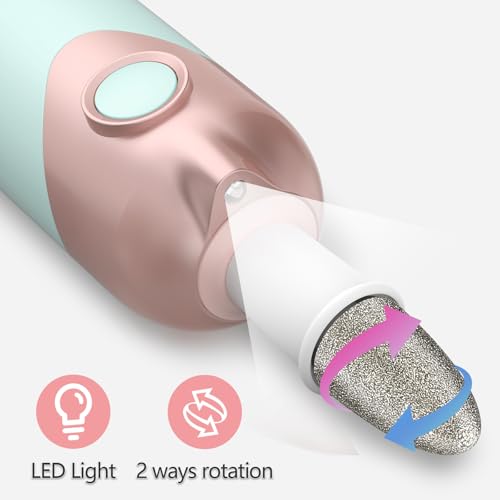 Electric Nail Drill Kit for Manicure Pedicure - Cordless 5 Speeds Nail File Set with USB Charging