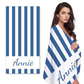 Personalized Beach Towel - Super Soft Microfiber, Quick-Dry for Kids & Adults