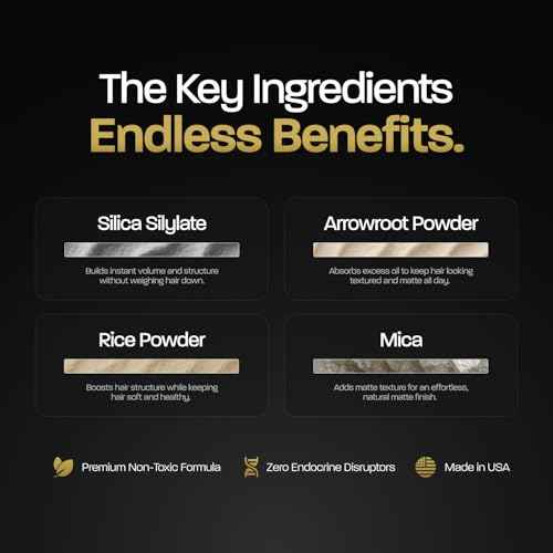 Based Bodyworks Hair Texturizing Powder, Lightweight & Volumizing Styling Powder with Matte Finish, Add Texture with Medium Hold, Best for Short to Medium Hair, (1.69oz Bottle, Pack of 1)