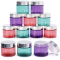 12Pack 2oz Small Glass Jars with Lids, 2 oz Travel Jars with Inner Liners,2 Ounce Travel Containers for Toiletries Cosmetics Containers,Cream Lotion,Body Scrub(12 Pack (2oz))