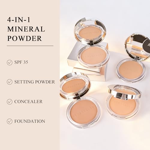4-in-1 Mineral Powder Foundation SPF 35 Medium