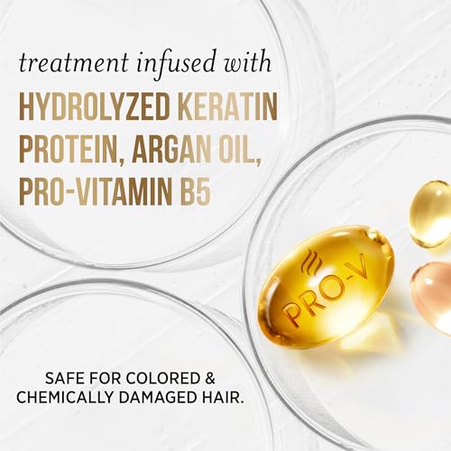 Pantene Keratin Leave-In Conditioner with Argan Oil for Damaged Hair 8.4oz