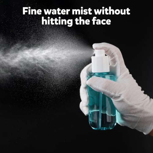 Bynccea Clear 2 Pack Travel Spray Bottles 3.4oz/100ml Refillable Fine Mist